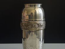 Rootsi vintage hõbetatud vaas "Prima Nysilver"