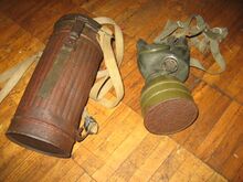 SAKSA  GAASIMASK  +  TORBIK   WW2