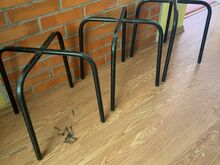 Retro metallist tabureti jalad – 3 tk