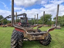 Mtz 920 metsatraktor vedava käruga