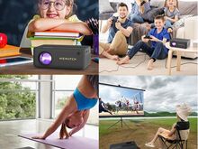 LED-projektor WEWATCH V10 Pro WiFi Bluetooth 1080P