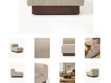 Retro moodultugitoolid / lounge toolid, 2 tk