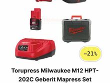 Milwaukee torupress akuga