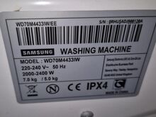 Pesumasin kuivatiga Samsung WD70M4433IW 7kg ja 5kg