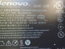 ADAPTER LENOVO 20V/4.5A/90W