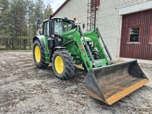 ТРАКТОР JOHN DEERE 6120M С ФРОНТАЛЬНЫМ ПОГРУЗЧИКОМ