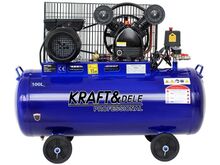 Масляный компрессор 100л 2 поршня 230В KD4054