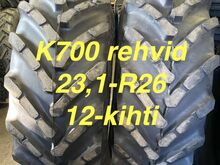 K700 rehvid 23,1x R26 ROSAVA, 12 kihti, tugevad