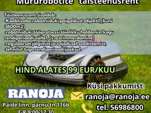 ROBOTNIIDUKITE RENT JÄRVAMAAL!