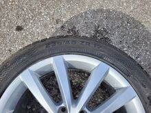 VW запасное колесо R17