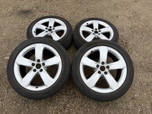 Audi 18 tolli originaal valuveljed rehvidega