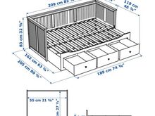 Ikea Hemnes voodi sahtlitega