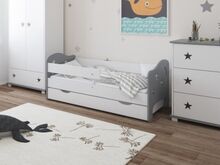 Lastevoodi Camila 140×70 pesukastiga+madrats