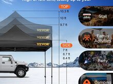 3x3m aiapaviljon/pop-up telk + ratastega kandekott