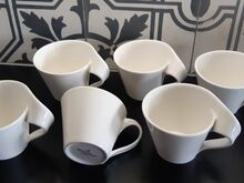 Villeroy&Boch valged kohvikruusid 2.5dl, 6tk