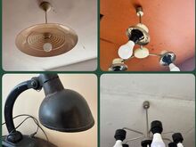 Vintage retro lambid / valgustid – (töökorras)