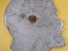 Lenini bareljeef, metall, 15x15cm