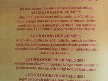 ASTROLOOGILINE ABIMEES, 2001