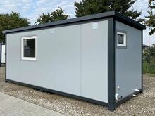 6×2.40 m container + WC, shower and kitchen