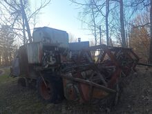 Старый комбайн