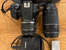 Canon EOS 1000D + 75-300 telezoom objektiiv