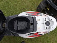 Väikse läbisõiduga roller Sachs Speedjet 50
