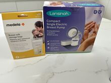 Elektriline piimapump  ja säilituskotid
