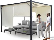 Varikatus pergola+küljed 3x3x2m