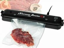 Вакуумный упаковщик + рулон вакуумных пакетов 25*500см