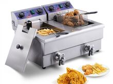 Professionaalne FRITÜÜR 2x6L 1500W 12L, uus!