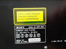 Sony CD-mängija