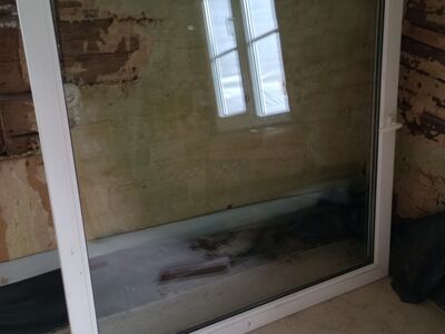 Avatav suur PVC aken Glaskek 1,8x2m
