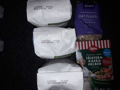 Neljaviljahelbed 1kg Taru Mill