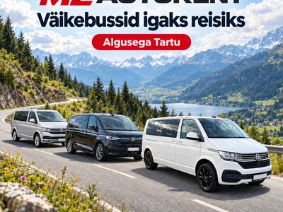 Väikebusside rent algusega Tartu