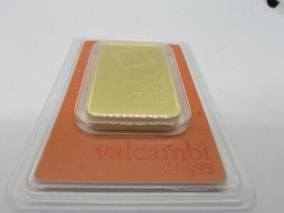Kuld Valcambi 100gr kuldplaat 999,9 proov