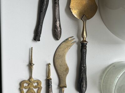 Vanad / vintage serveerimisriistad – hõbetatud