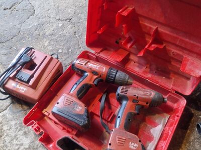 Hilti akutrellide komplekt.