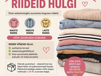 Ostan hulgi riideid