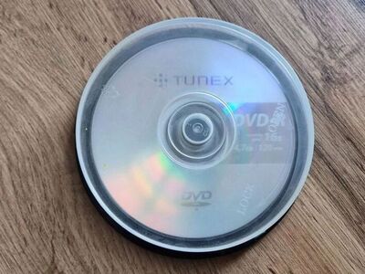 DVD+R toorik 5tk Tunex 4,7gb 120min 16x, dvd plaat