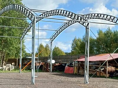Angaari/garaaži metallkarkass