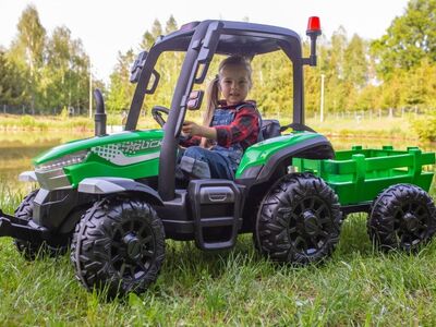 Laste elektriline traktor haagisega 2x200W