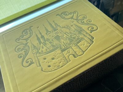 Vintage Tallinna vanalinna kujutisega karp