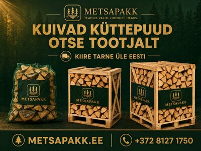 KUIVAD KÜTTEPUUD OTSE TOOTJALT