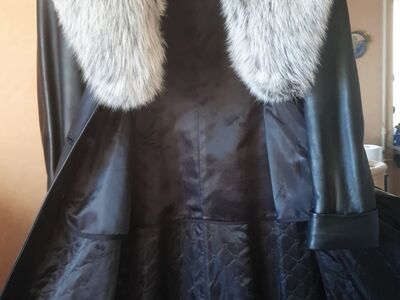 Karusnahaga nahkmantel, XL