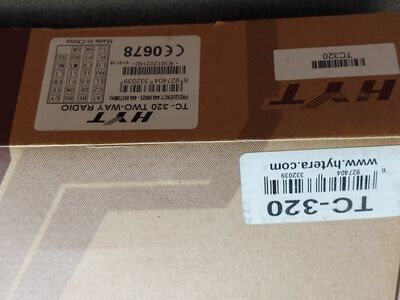 Raadiosaatja HYT TC320 TWO-WAY RADIO