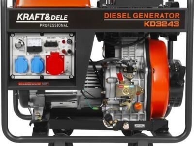 Diiselgeneraator generaator 7kw 230v/400v KD3243