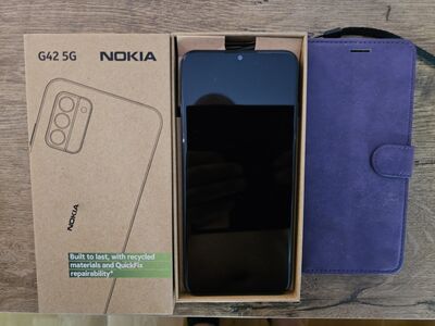 Nokia G42 5G + nahkkaaned