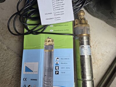 PUURKAEVUPUMP DELFIN SUB 100 4" 750W 2580L/H 20/60