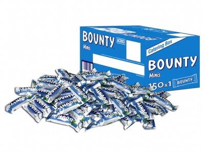 Snickers, Mars, Milky Way , bounty ja twix minis