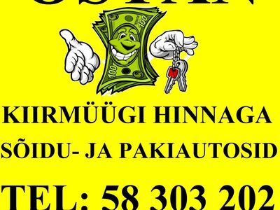 O: Sõidukite KIIROST
